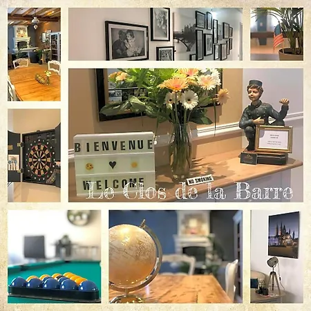 Le Clos De La Barre - Maison De Charme Au Calme -a 10 Min Des Plages Du Debarquement - Petit-dejeuner Maison Basly